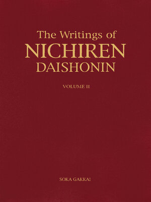 cover image of The Writings of Nichiren Daishonin, Volume 2